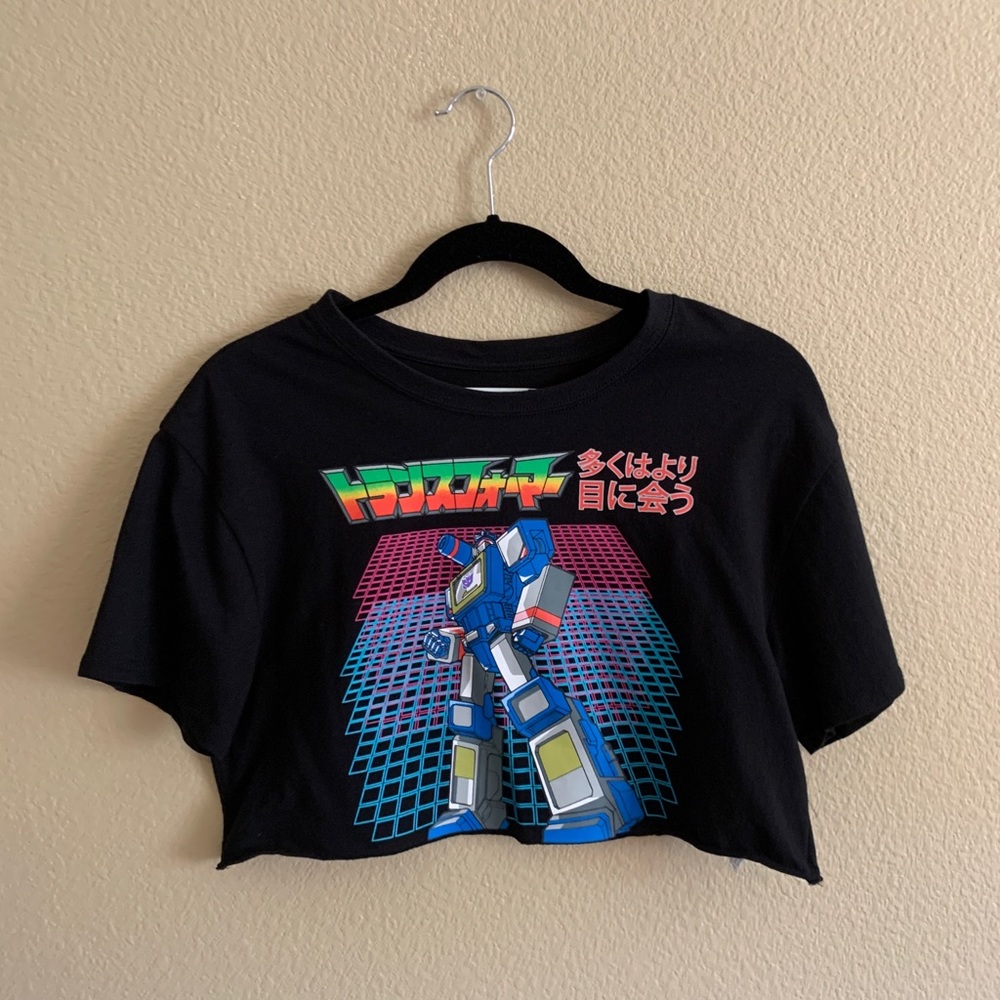 Forever 21 Japanese Anime Vintage Crop Top